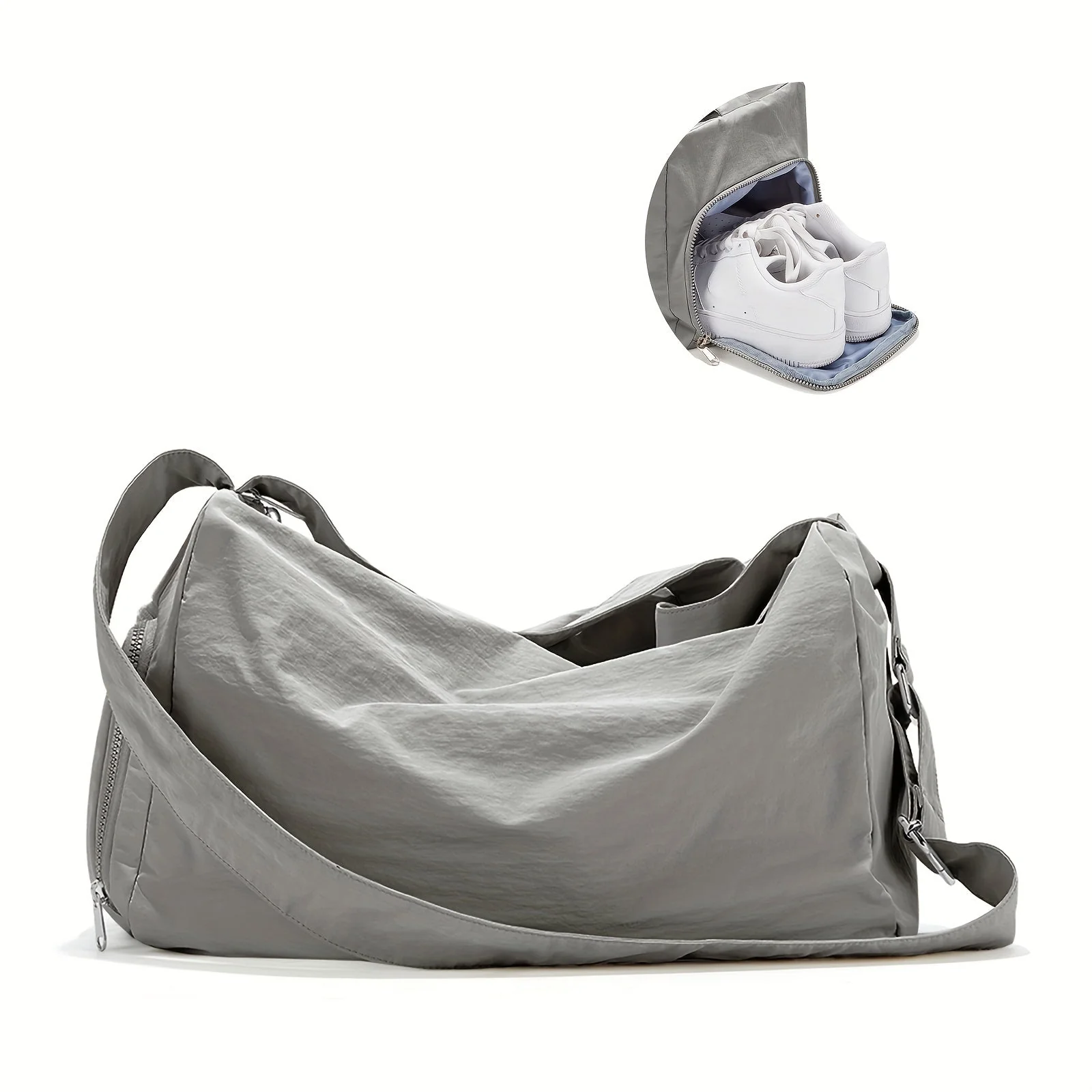 Lightweight Shoe Compartment Gym Bag - Image 11