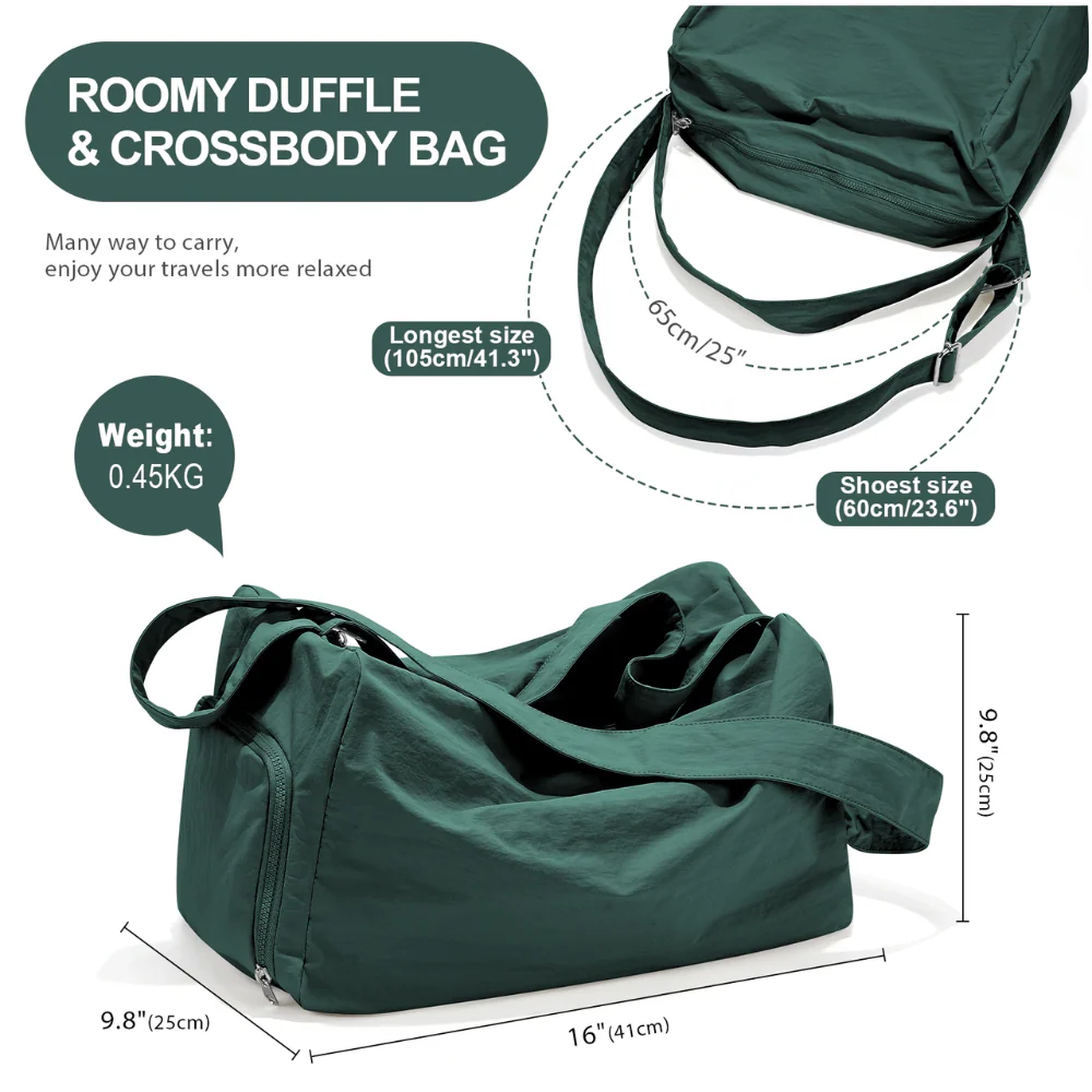 Lightweight Shoe Compartment Gym Bag - Image 5